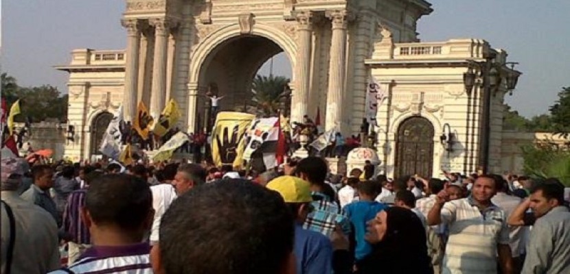 الهدوء يسود محيط قصر القبة بعد توقف اشتباكات بين الأمن والإخوان