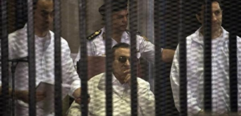 استكمال مرافعة النيابة فى إعادة محاكمة مبارك ونجليه فى قضية القصور الرئاسية