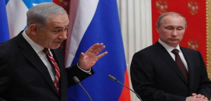 نتنياهو يبحث مع بوتين التطورات فى الشرق الأوسط