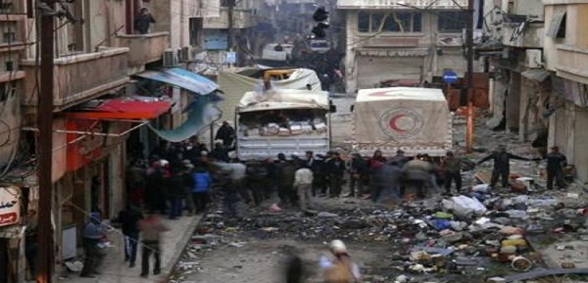 سوريا تعلن اجلاء 600 شخص من حمص