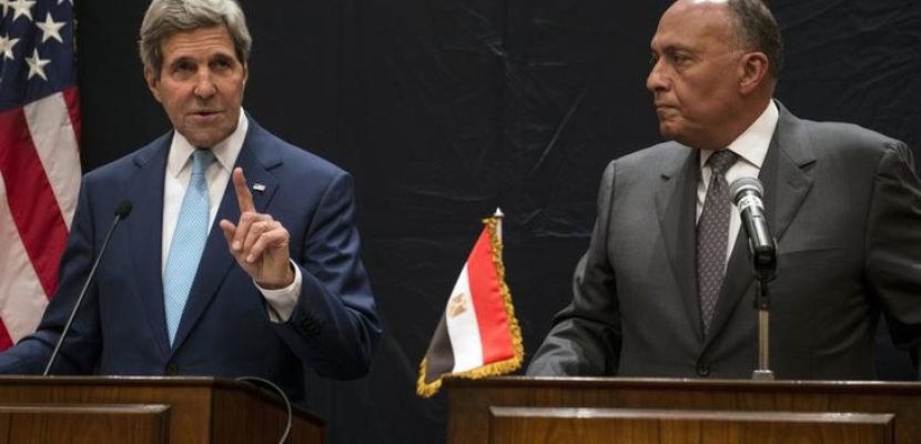 كيري: أمريكا ملتزمة لحماية مصالحها بالمساعدة الاقتصادية لمصر والتعاون ضد الإرهاب