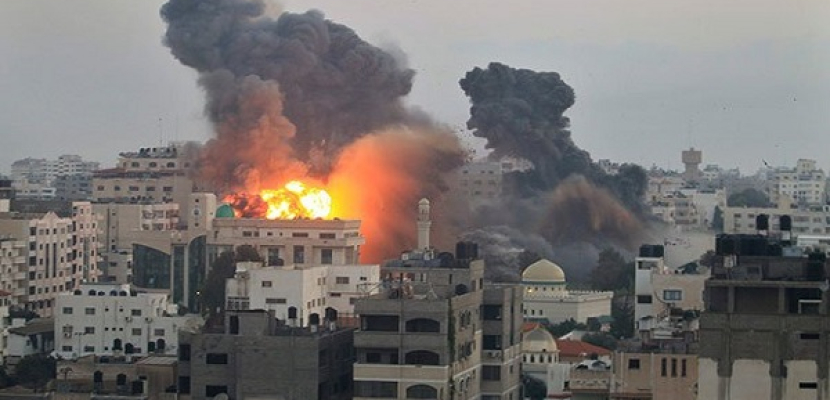 إصابات فى قصف طيران الاحتلال الإسرائيلى لمواقع فى غزة
