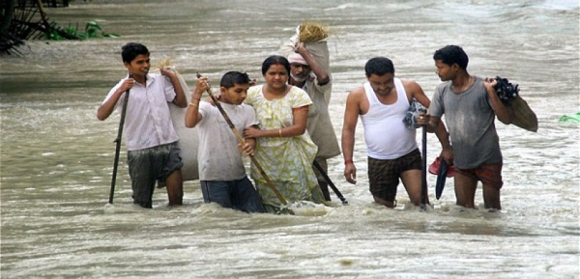 ارتفاع حصيلة ضحايا فيضانات الأمطار الموسمية بجنوب الهند إلى 34 قتيلا