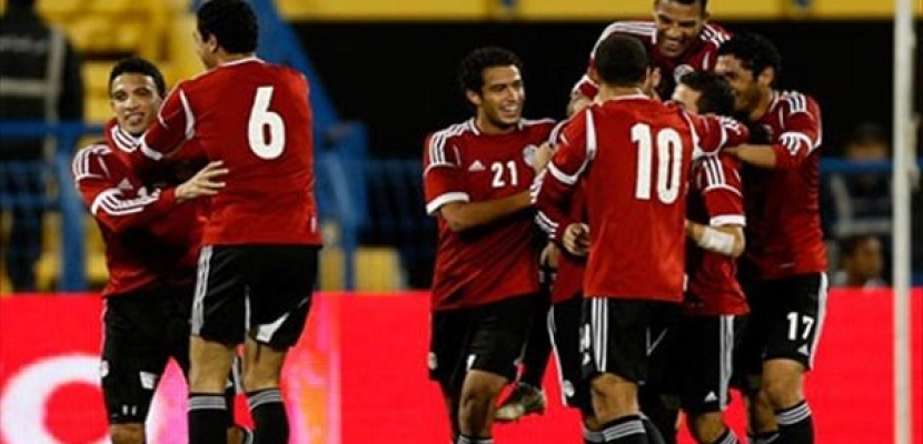 منتخب مصر يؤدى تدريبه الرئيسي استعدادا لمواجهة بتسوانا