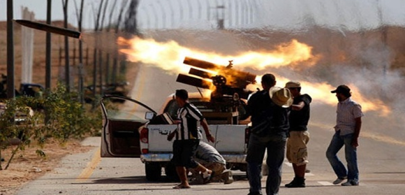 إصابة 9 جنود من الجيش الليبى فى اشتباكات ببنغازى