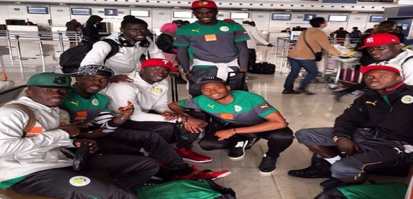 منتخب السنغال لكرة القدم يصل إلى مطار القاهرة للقاء منتخب مصر