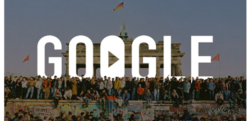جوجل يحتفل بالذكرى الـ 25 لسقوط جدار برلين