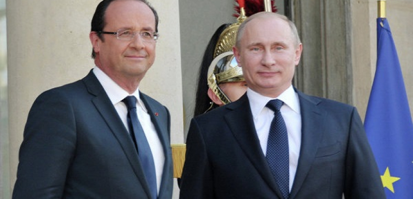 اليوم.. لقاء بين الرئيسين الفرنسي والروسي في موسكو