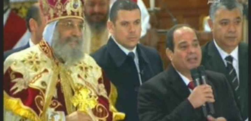 “نيويورك تايمز”: زيارة السيسي للكاتدرائية حدث مهم بالنسبة لأقباط مصر