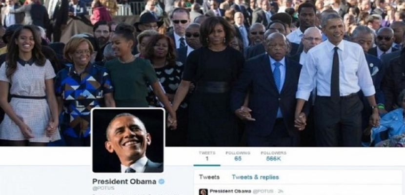 حساب أوباما عبر تويتر يدخل موسوعة جينيس بمليون شخص فى خمس ساعات