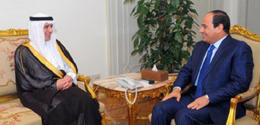 السيسى يؤكد لوزير خارجية السعودية حرص مصر على أمن الخليج