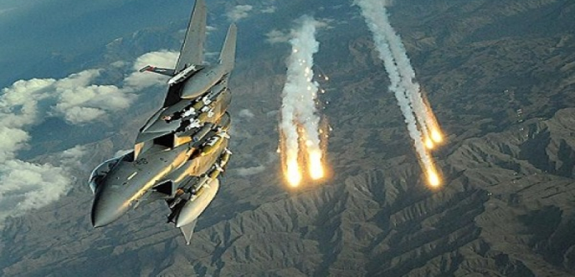 طائرات التحالف العربى تقصف مواقع للحوثيين فى صنعاء والحديدة