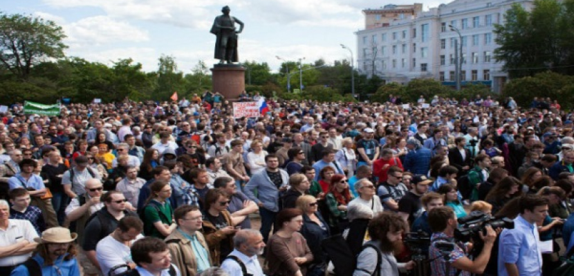 تجمعات حاشدة معارضة في موسكو للمطالبة بانتخابات نزيهة