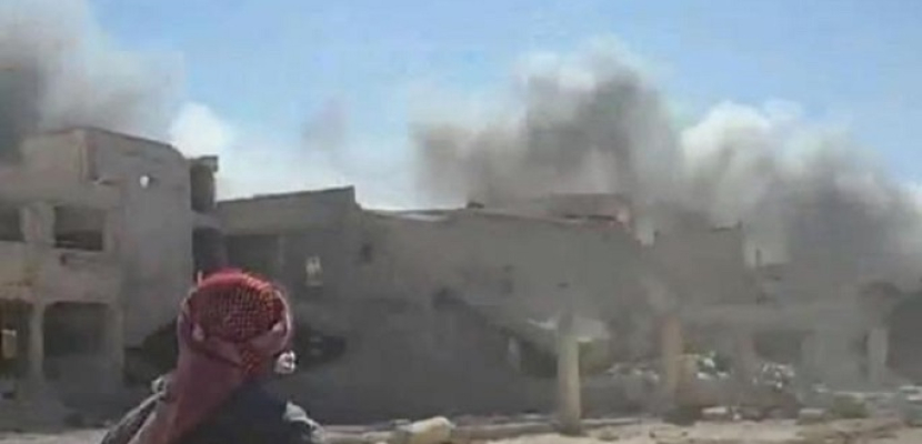 مقتل وإصابة العشرات فى غارات لطائرات سورية وروسية على مدينة دوما