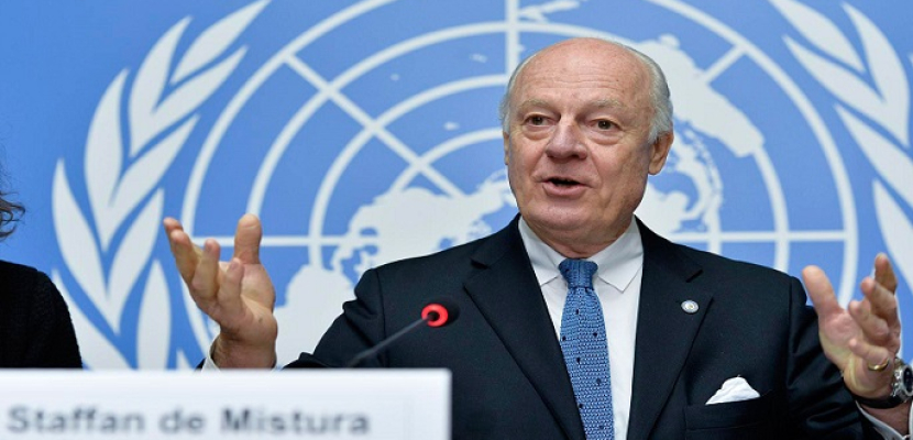 دي ميستورا: هناك تقدم متواضع في إدخال المساعادة الإنسانية إلى سوريا