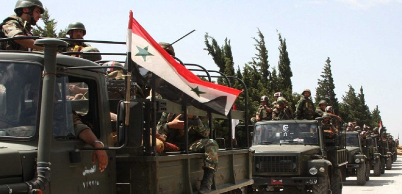 مقتل 25 من داعش خلال عملية إنزال لقوات الجيش السوري بين محافظتي الرقة وحمص