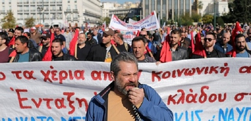إضراب عام في اليونان لمدة 3 أيام احتجاجا على تدابير التقشف الجديدة
