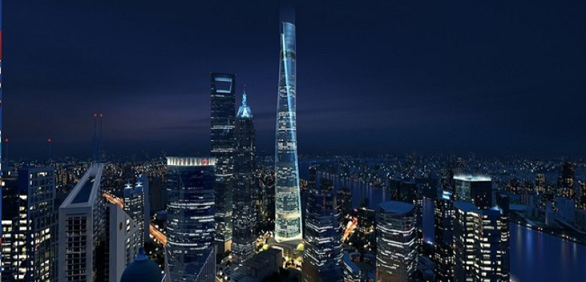 اكتمال بناء برج “شانجهاي” ثاني أعلى بناية في العالم بعد برج “خليفة”