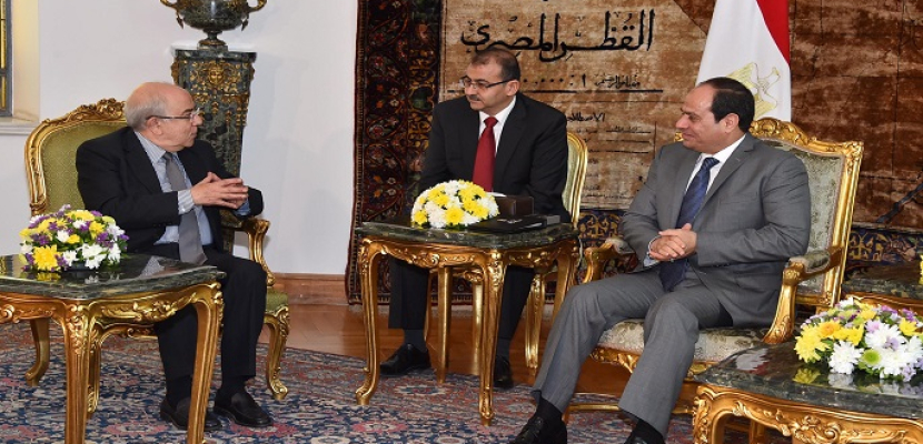 السيسى يؤكد دعم مصر للقضية القبرصية وتوحيد شطرى الجزيرة