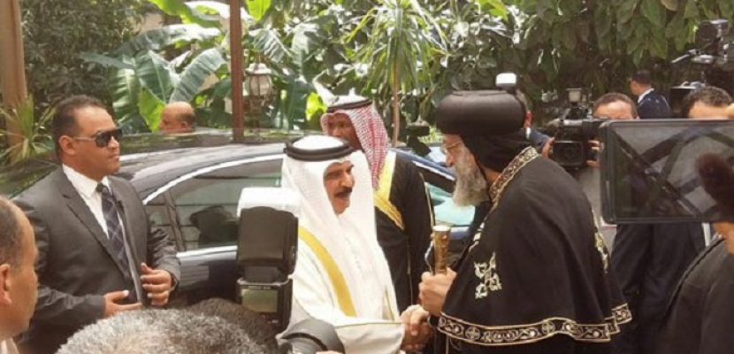 بالصور .. ملك البحرين يهنئ البابا تواضرس بعيد القيامة
