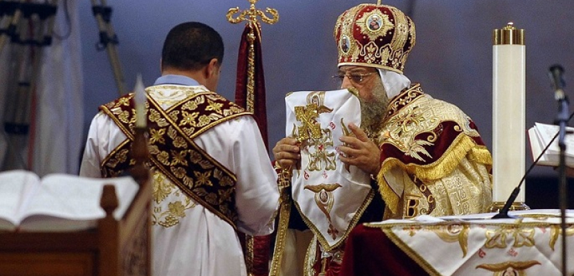 البابا تواضروس الثانى يرأس قداس عيد القيامة المجيد بالكاتدرائية المرقسية