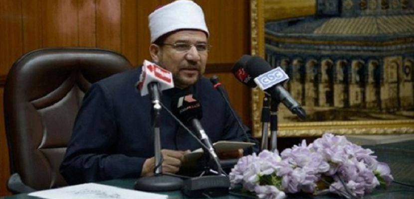 وزير الأوقاف: استهداف المساجد نهاية النهاية للجماعات الإرهابية