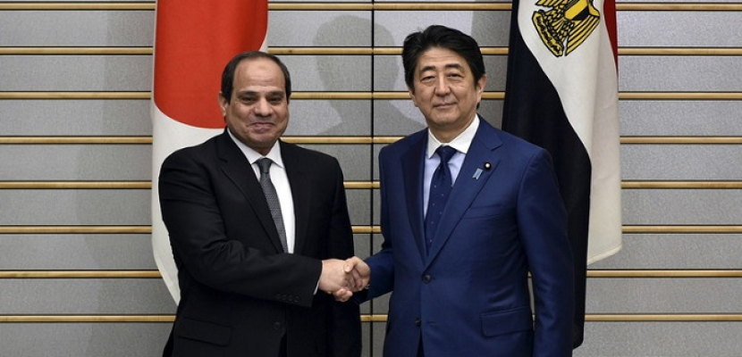 السيسي يؤكد إعتزاز مصر بالعلاقات الوثيقة التي تربطها باليابان