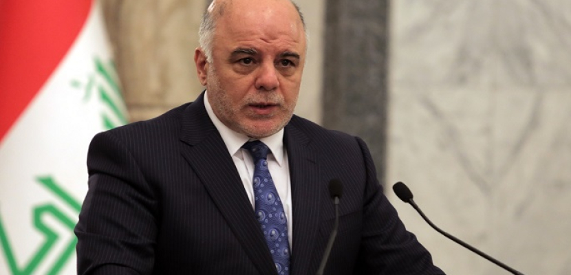 العبادى: العراق لا يريد أن يكون طرفا فى صراع إقليمى أو دولى