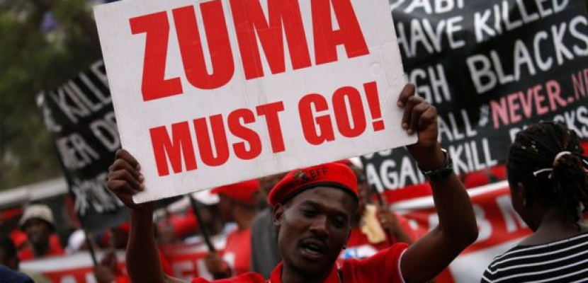 رئيس جنوب افريقيا جاكوب زوما يواجه تصويتا جديدا بسحب الثقة