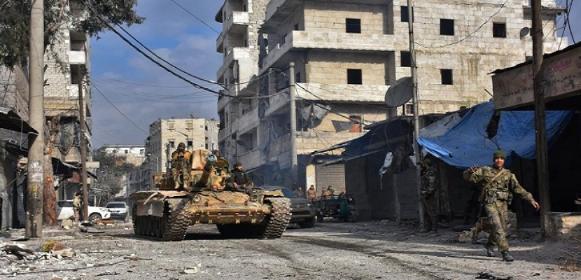 استمرار المعارك بين القوات السورية ومسلحى المعارضة فى ريف إدلب