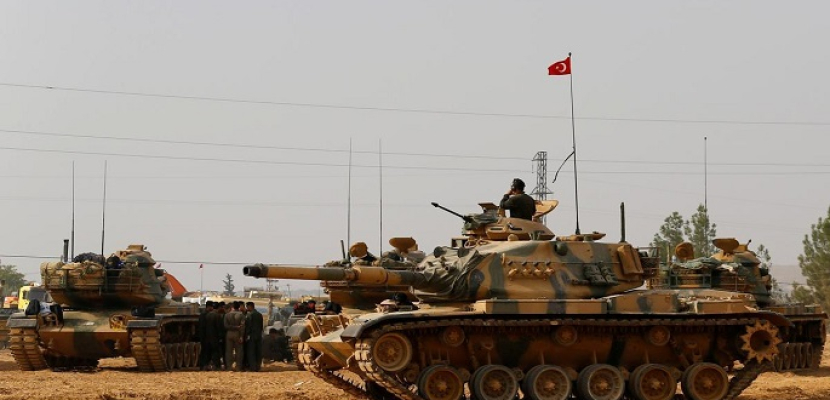 الجيش التركى يسيطر على الطريق الرابط بين حلب والباب فى سوريا