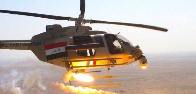 طيران الجيش العراقي يدمر رتلا عسكريا لداعش قرب الحويجة