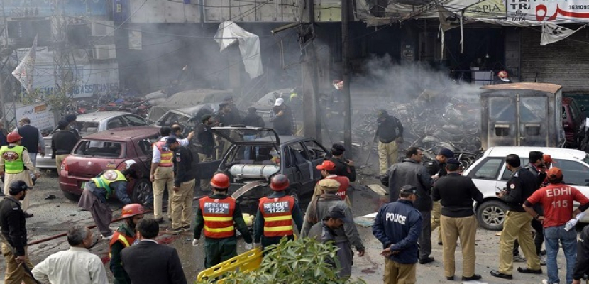 إصابة 10 أشخاص في انفجار جنوب غرب باكستان