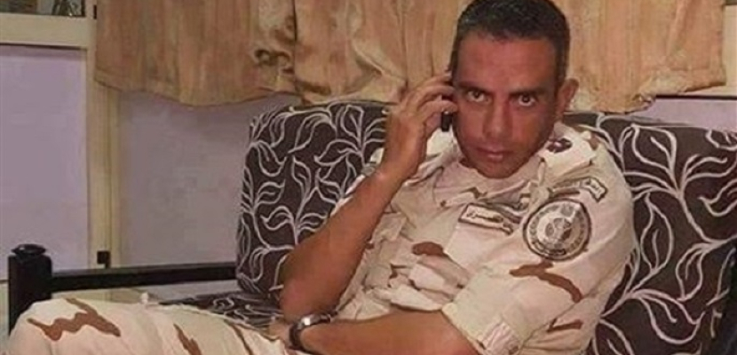 محافظ كفر الشيخ يتقدم جنازة المقدم أحمد الدشاش الذي استشهد في سيناء
