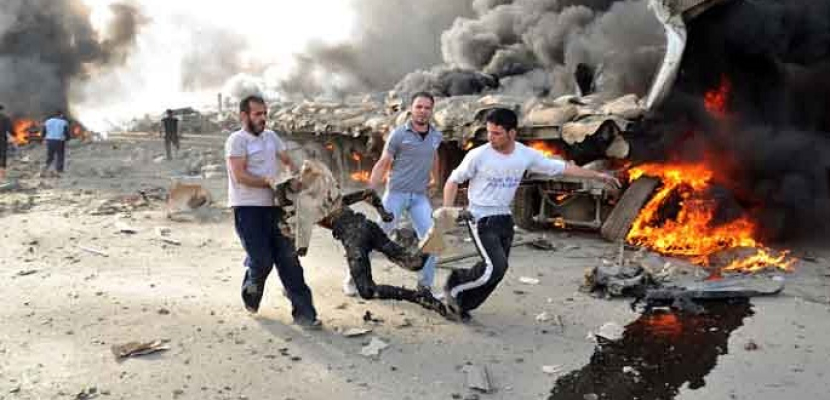 40 قتيلاً فى قصف واشتباكات بين المعارضة والنظام بسوريا