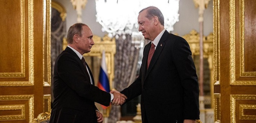 إردوغان يبحث مع بوتين المفاوضات السورية اليوم