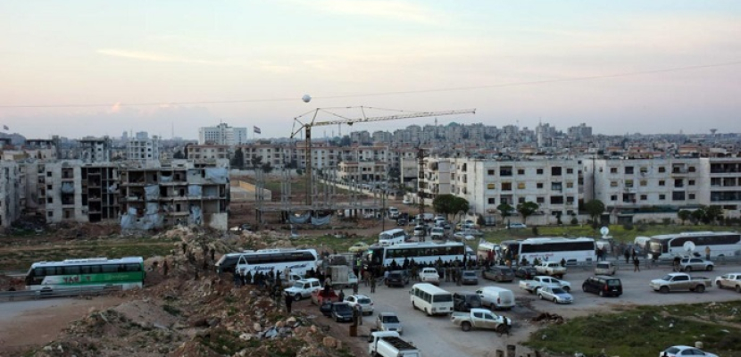 استئناف عمليات إجلاء سكان المدن السورية الأربع
