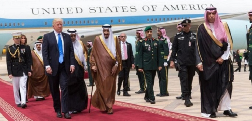 بدء مباحثات العاهل السعودى والرئيس الامريكى فى الرياض