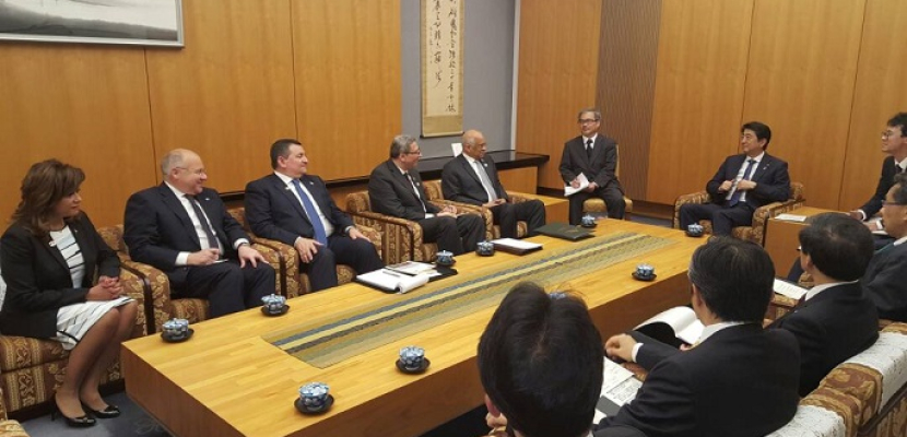 خلال لقائه عبد العال ..رئيس وزراء اليابان يتعهد بتقديم الدعم الكامل لمصر