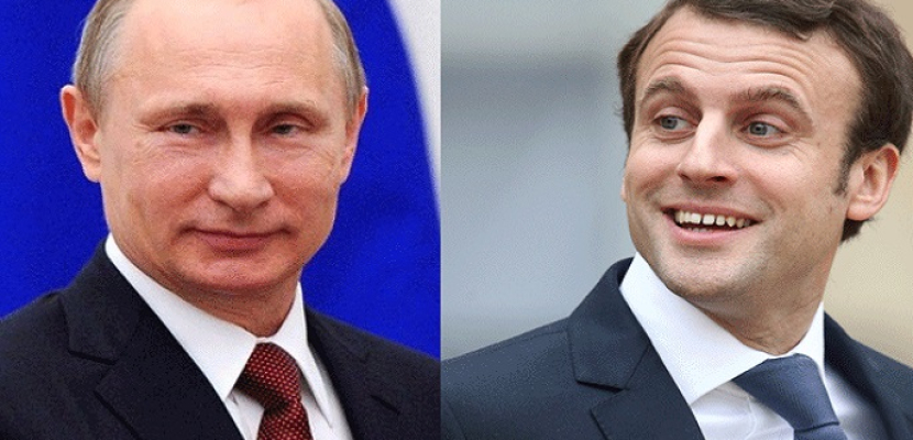 بوتين : المصالح الفرنسية الروسية تتجاوز نقاط الخلاف