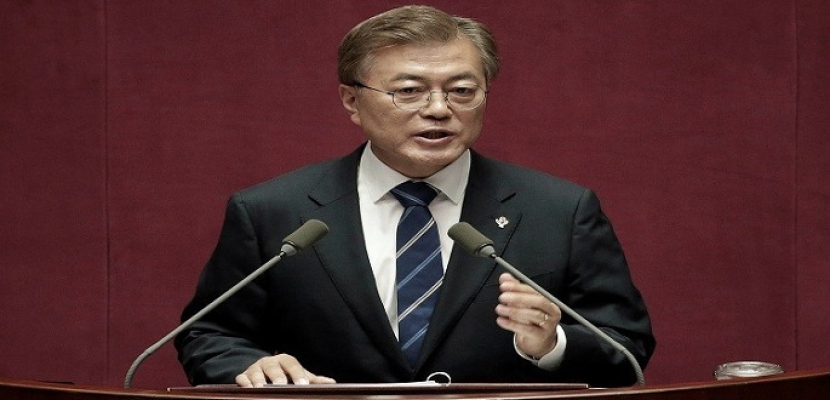 رئيس كوريا الجنوبية : التعاون الاقتصادي بين الكوريتين سيتم بعد تحقيق نزع السلاح النووي