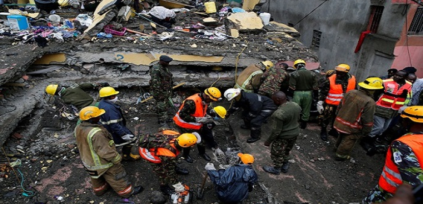 مقتل شخصين وإصابة 3 في انهيار مبنى بالعاصمة الكينية نيروبي