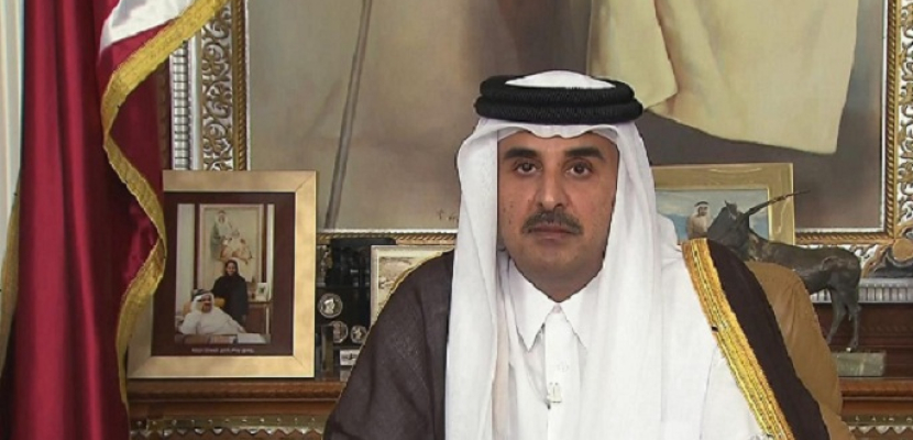 أمير قطر في خطاب مرتبك: لن نتراجع عن سياستنا