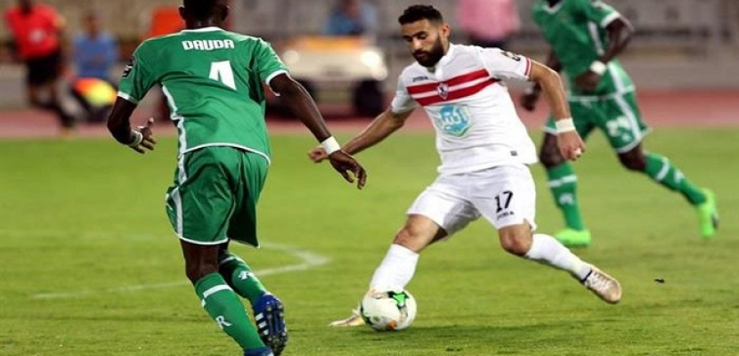 عمر صلاح يحرس مرمى الزمالك أمام طلائع الجيش في كأس مصر