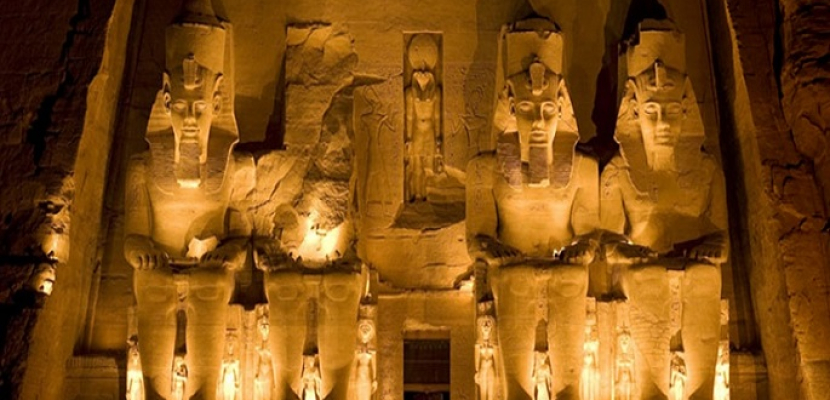 الاحتفال بمرور 200 عام على اكتشاف معبد أبوسمبل