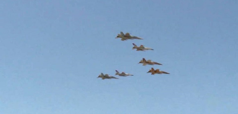 بالفيديو- بدء فعاليات التدريب الجوي المشترك المصري الكويتي (اليرموك -3)