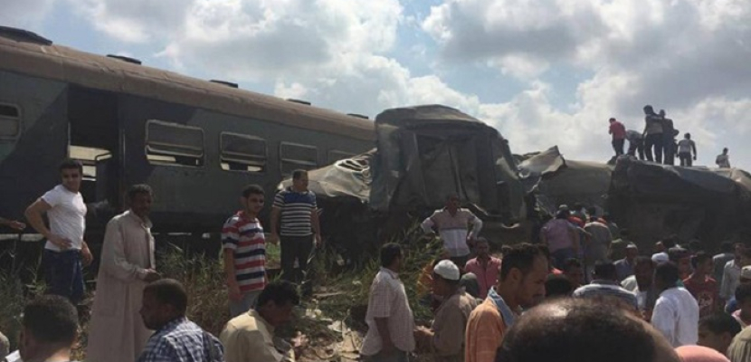 تصادم قطارين بالاسكندرية ووقوع إصابات بين الركاب