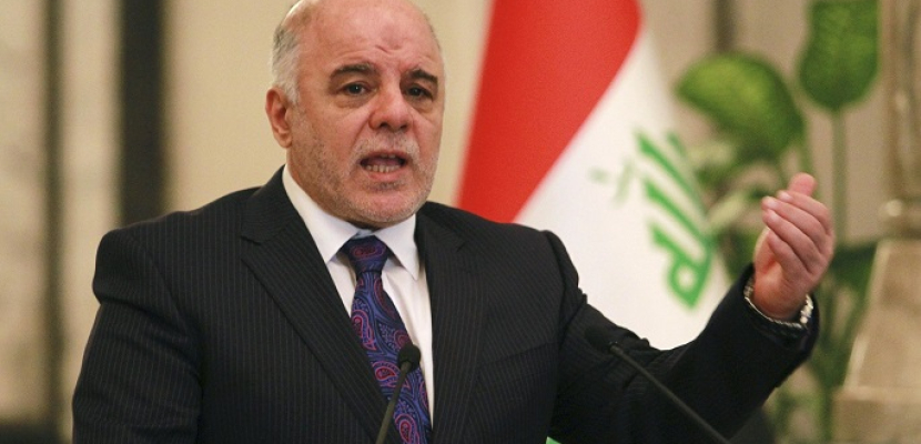 رئيس الوزراء العراقى: لا يمكن تعمير البلاد وبناء الاقتصاد بدون الأمن