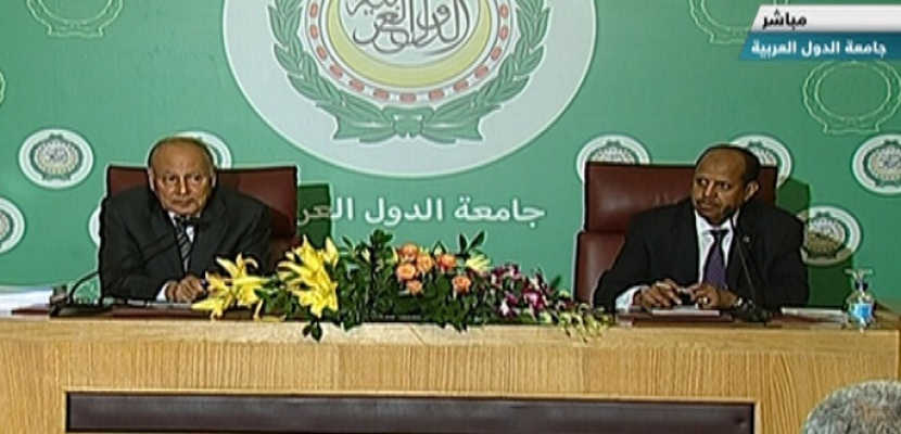 مؤتمر صحفى للأمين العام للجامعة العربية ووزير خارجية جيبوتي