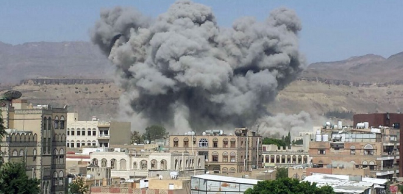 قتلى وجرحى بصفوف الحوثيين فى قصف للتحالف العربى شرق صنعاء